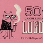 Unique Line Art Logos – Minimal & Elegant Concepts