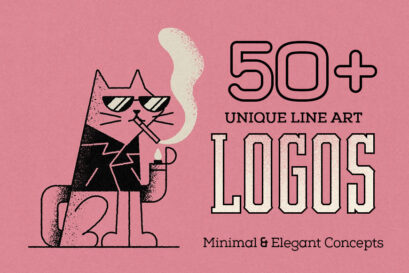 Unique Line Art Logos – Minimal & Elegant Concepts