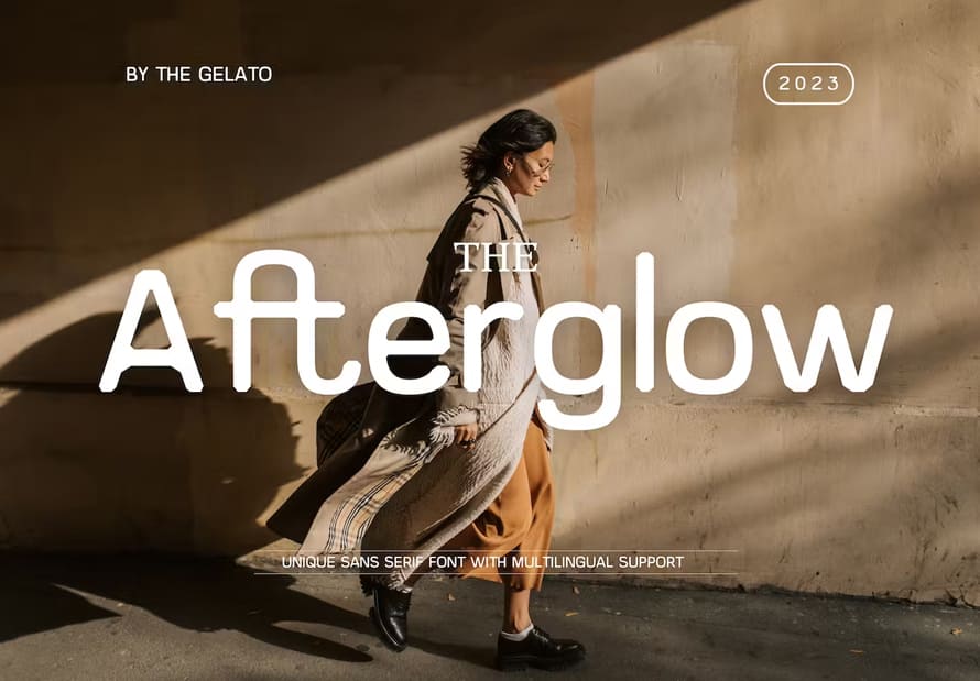 Afterglow Modern Minimal Sans Serif Font