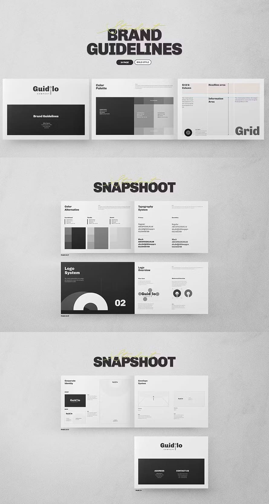 Landscape Brand Manual Template