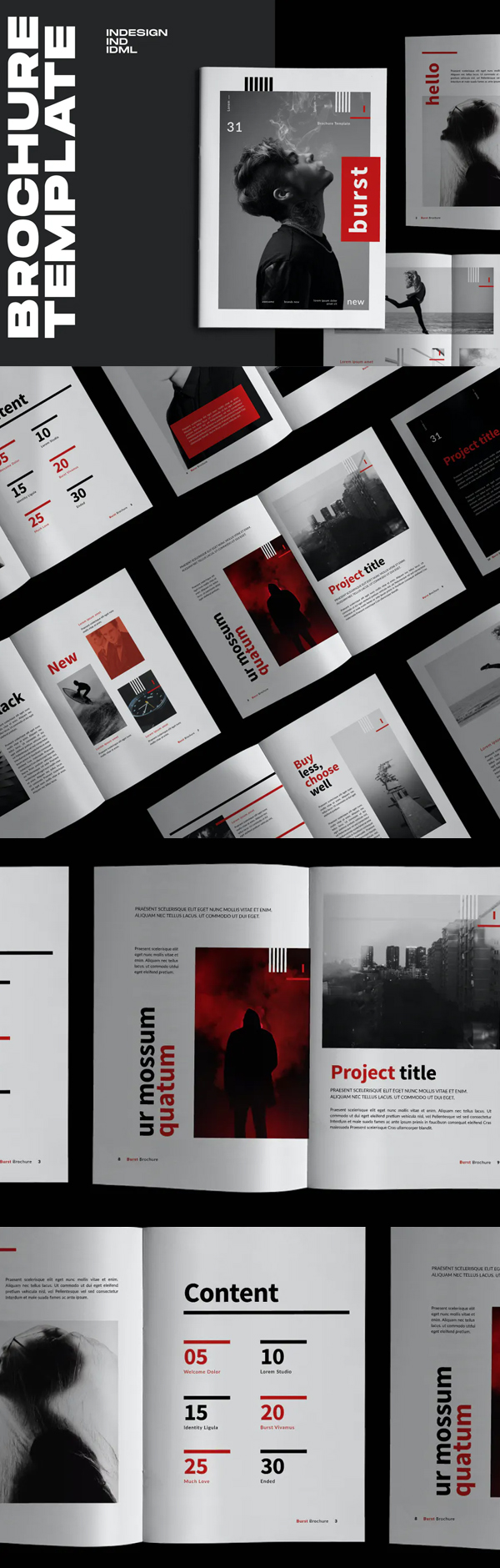 Burst - Urban Design Brochure Business Company