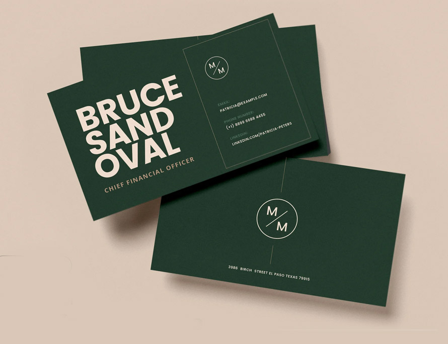 Professional And Minimalist Business Cards