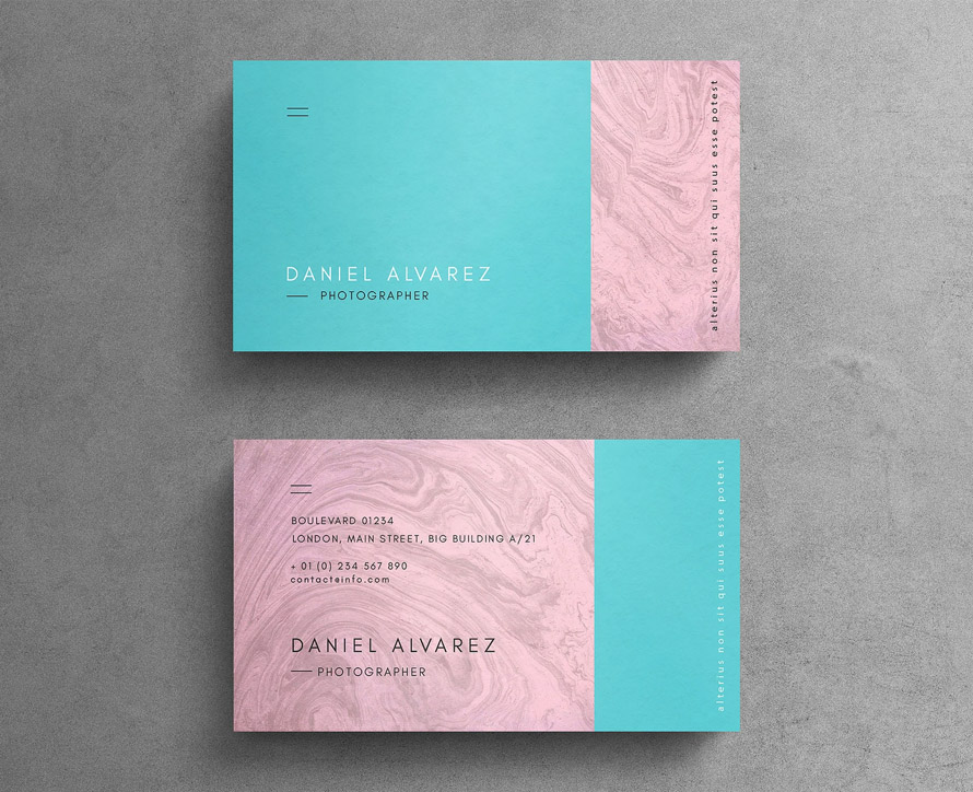 Minimal And Simple Business Card Template