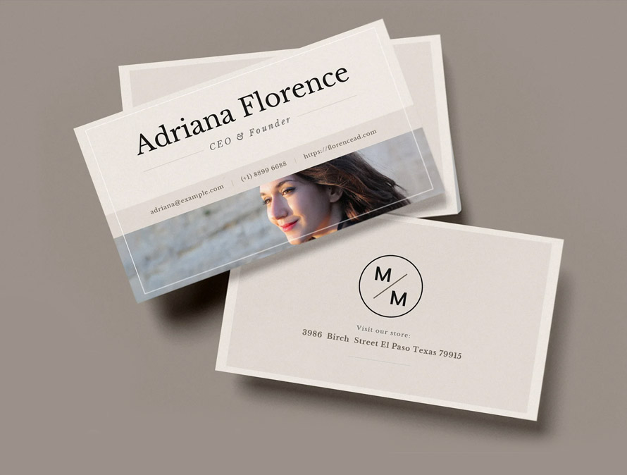 Photographer Business Card Template