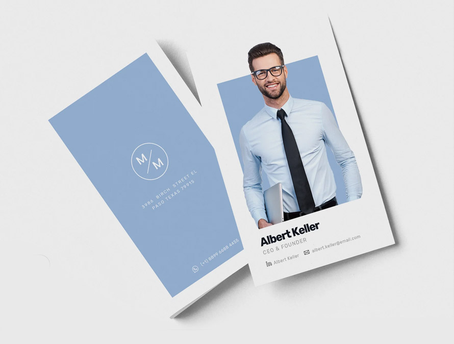 Professional And Minimalist Business Card Template
