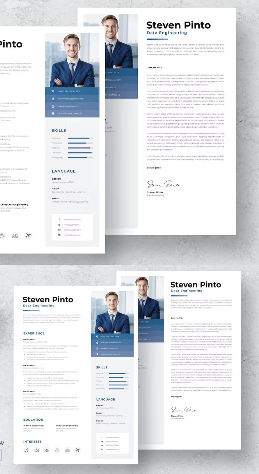 Business Cv Resume Template