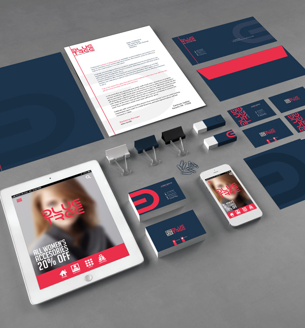 Free Corporate Branding PSD Template Mockup