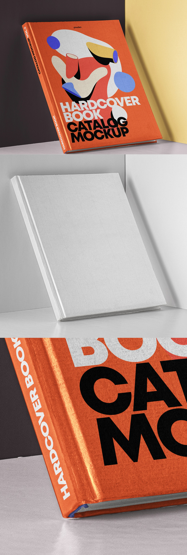 Free Psd Hardcover Book Catalog Mockup