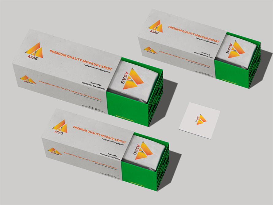 Product Box Mockup Psd
