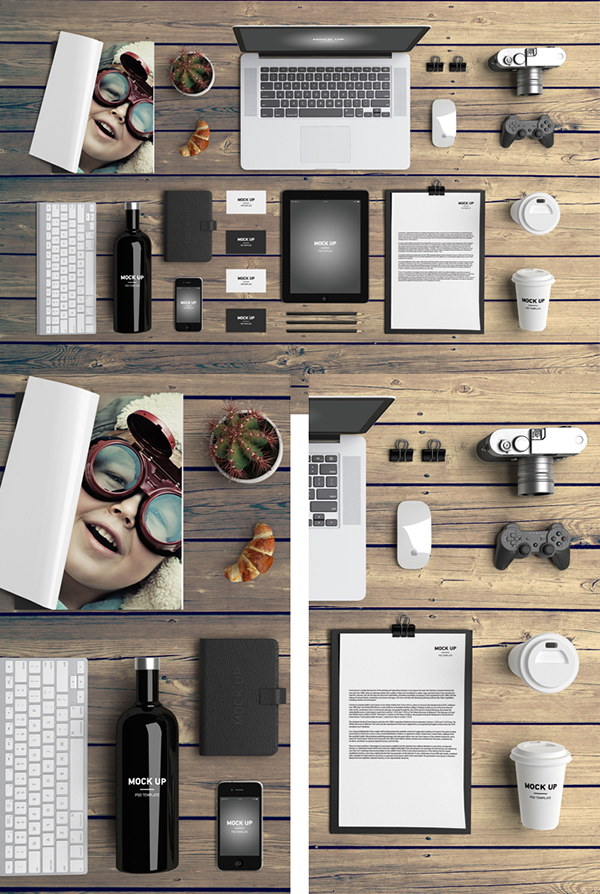 Complete Branding Mockup Template - Freebie