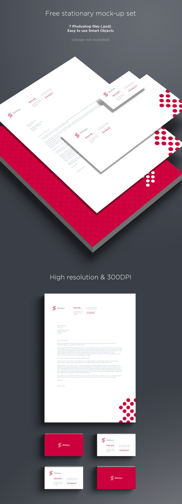 Free Branding & Stationary Mock-up Set