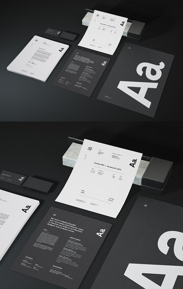 Free Identity Suite Mockup