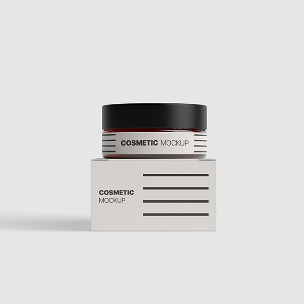 Free Cosmetics Packaging Mockup PSD Template