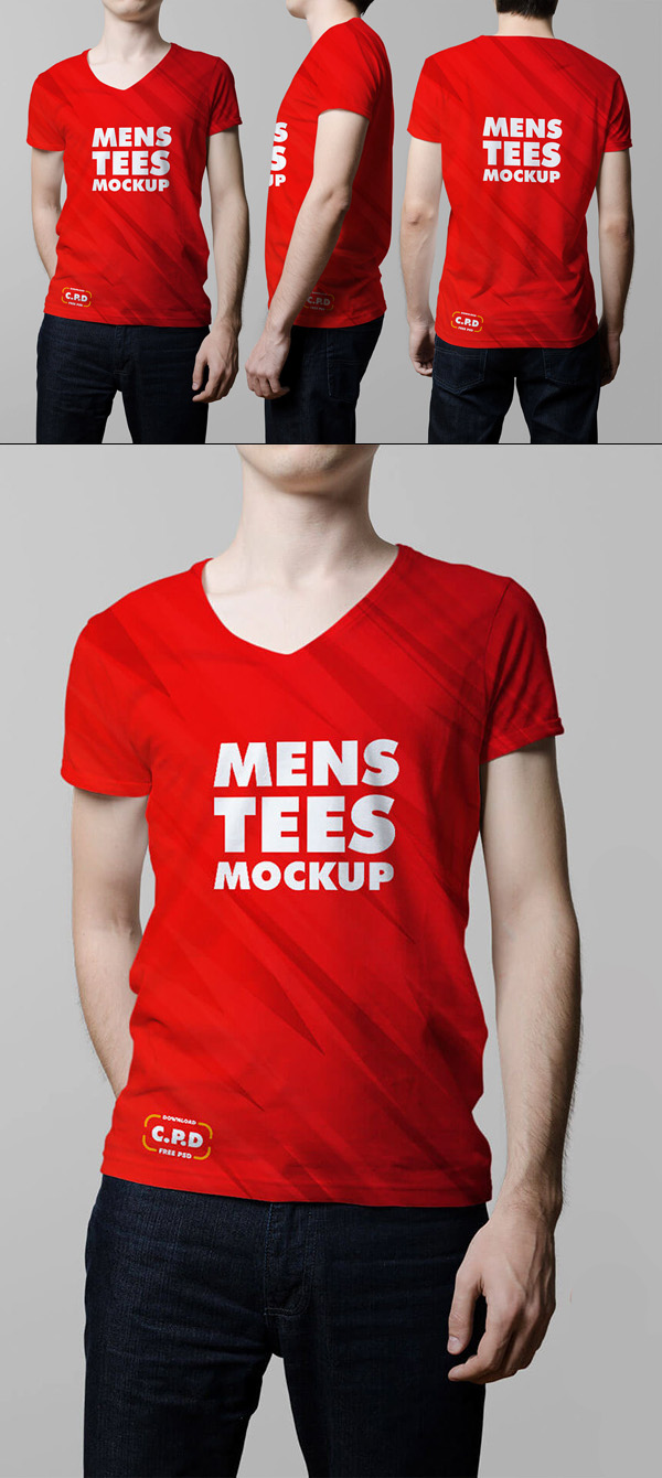 45 Free T-Shirt Mockup Templates PSD