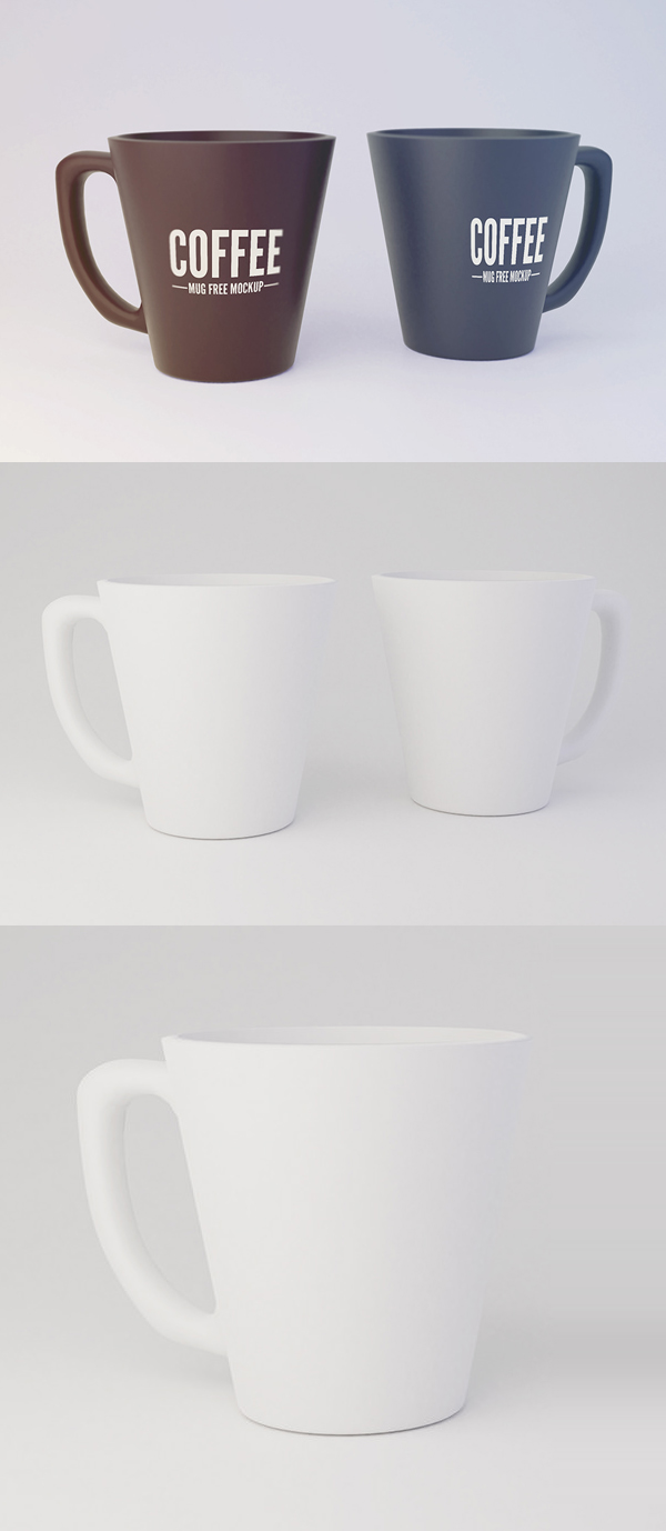Free Mug Mockup PSD Template