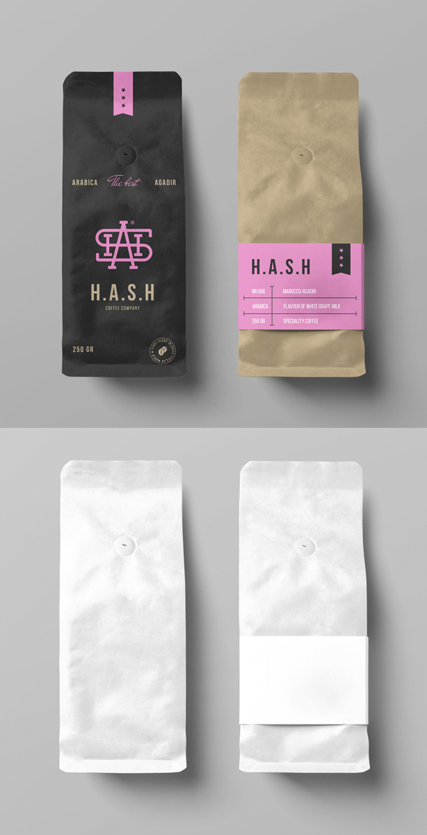 Free Coffee Bags Mockup