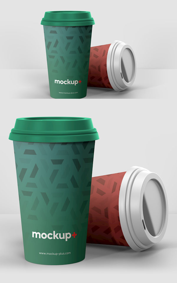 Free Coffee Cup PSD Mockup
