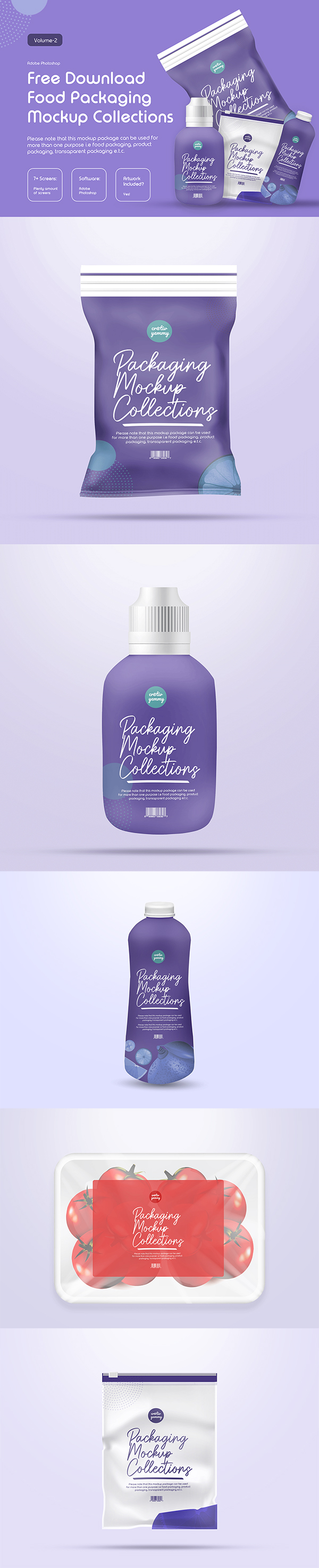 Free Packaging Mockup Templates