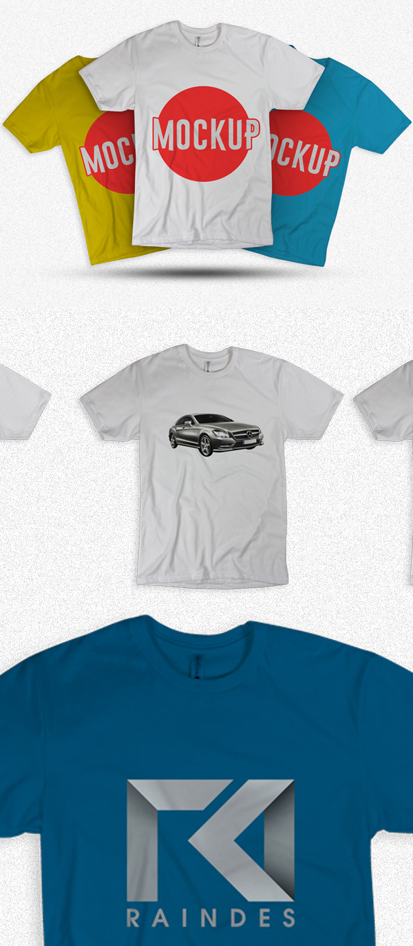 45 Free T-Shirt Mockup Templates PSD