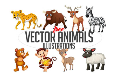 Free Vector Animals Illustrations For Logos