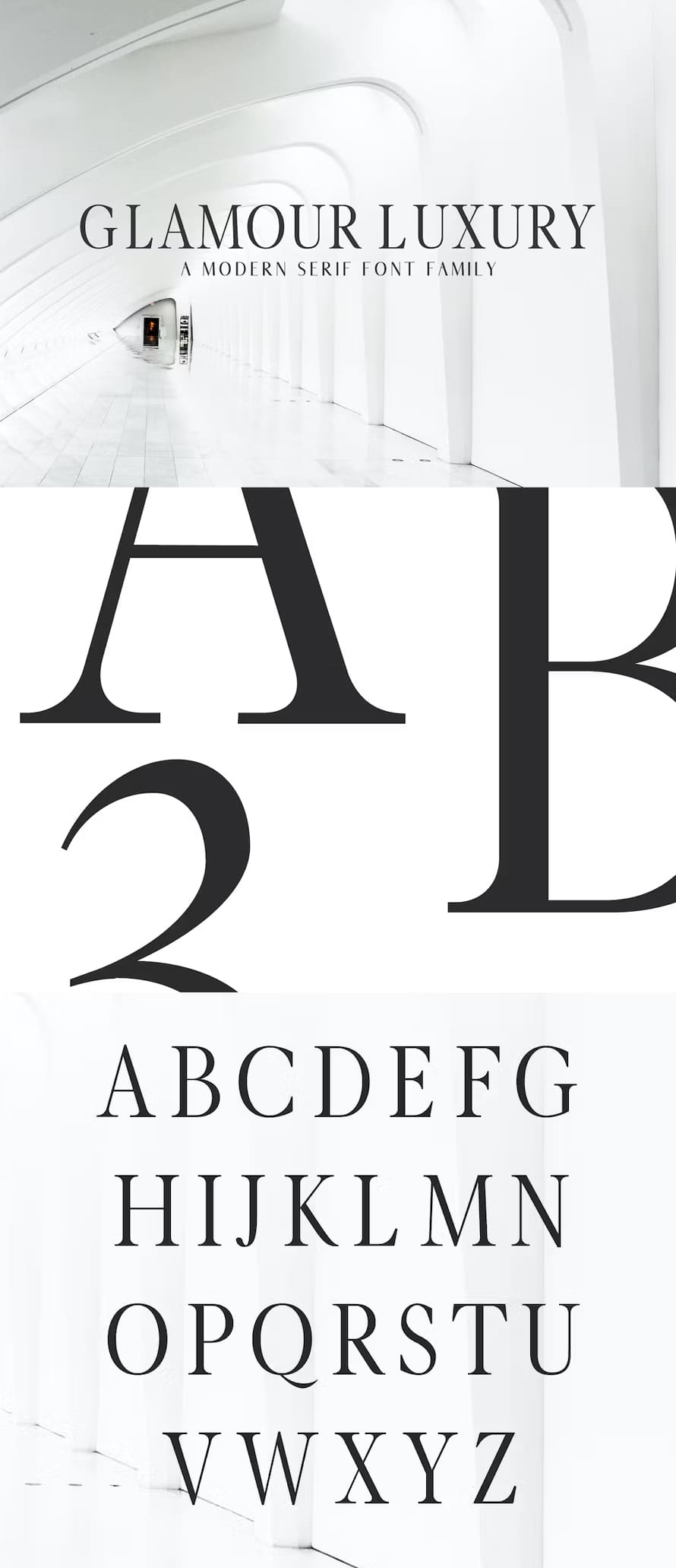 Glamour Luxury Serif Font Family