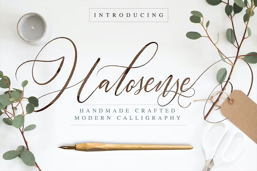 Halosense Script Handmade Font