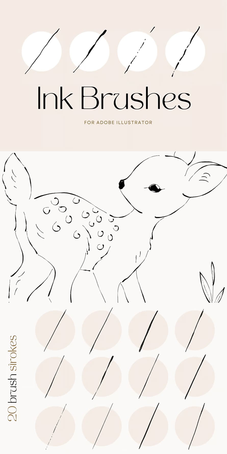 Ink Brushes for Adobe Illustrator