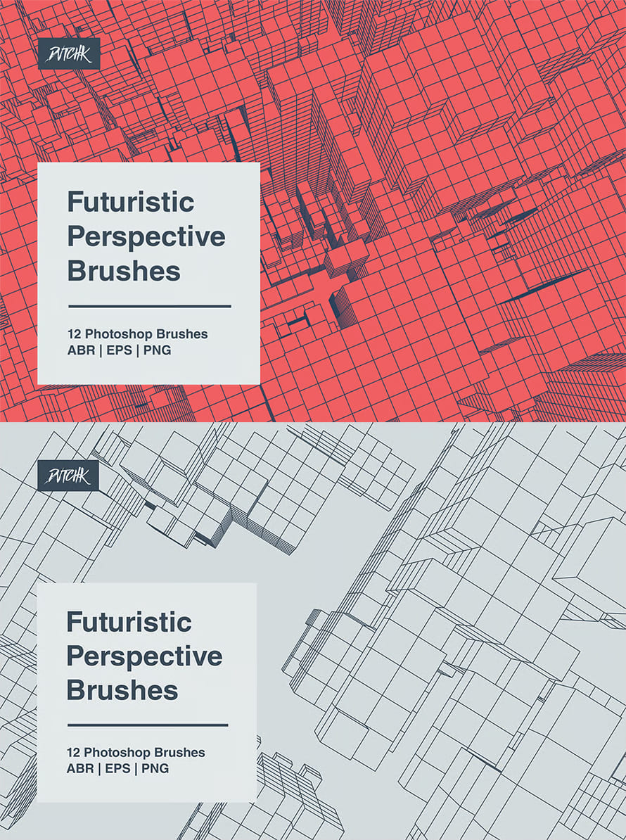 Futuristic Perspective Brushes
