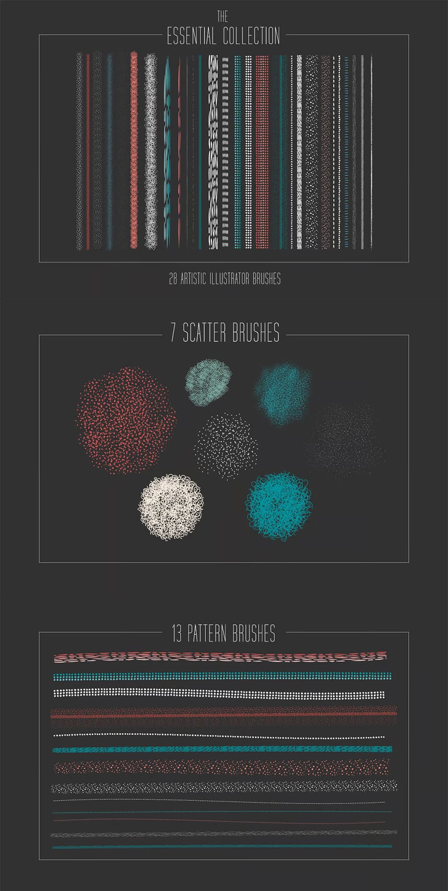 Essential Artistic Illustrator Brush Collection