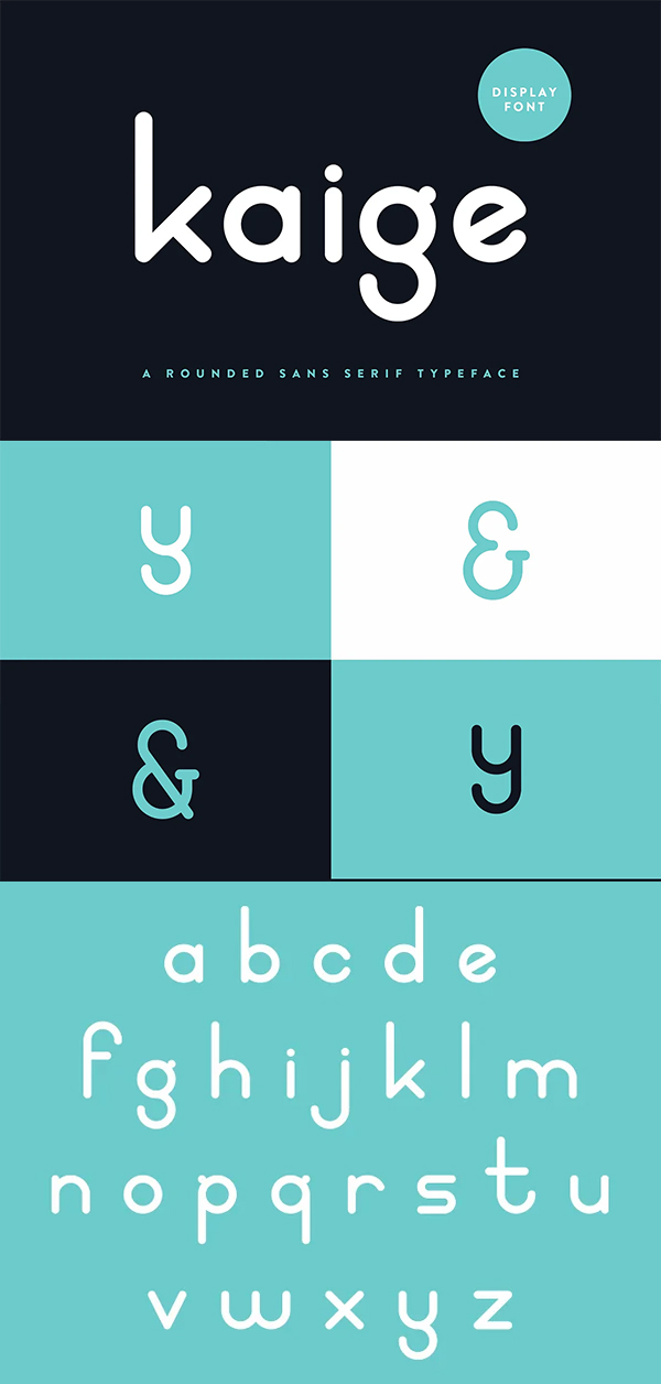 Kaige Display Rounded Font