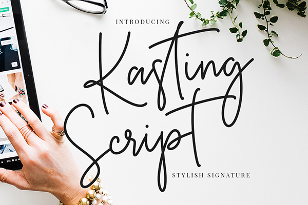 Kasting Handwritten Signature Script Free Font