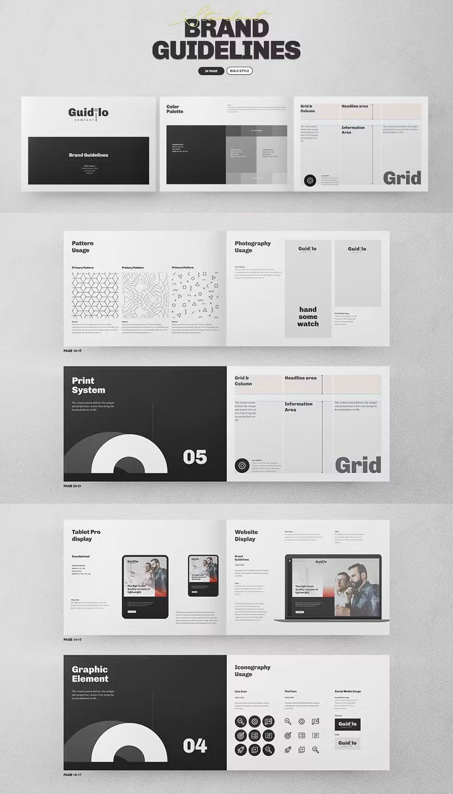 Landscape Brand Manual Template