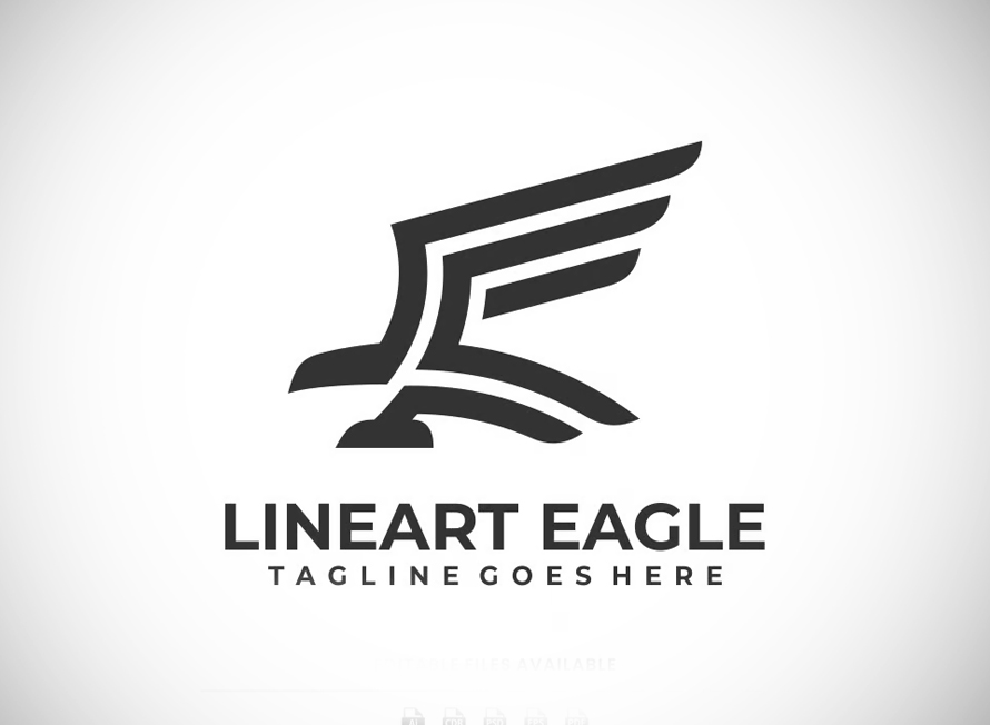 Eagle Line Art Logo