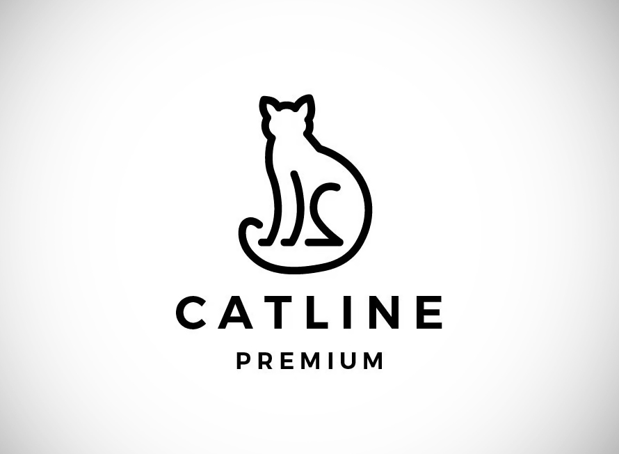 Monoline Cat Logo