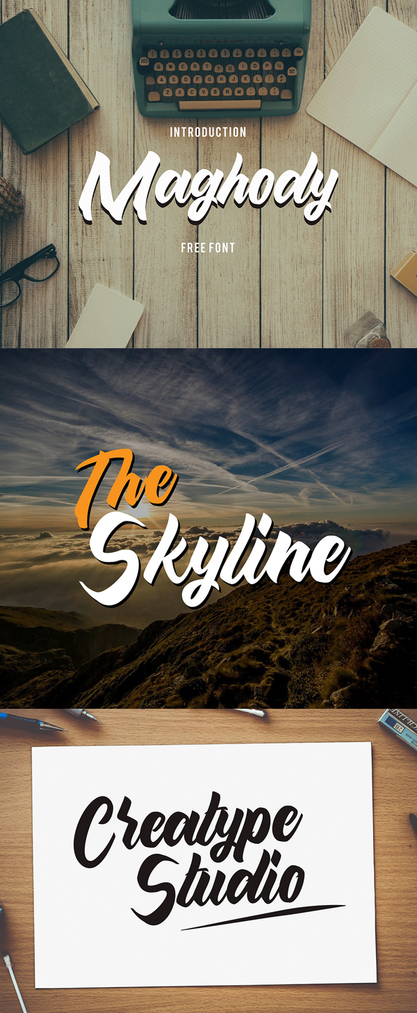 Maghody Script Free Font
