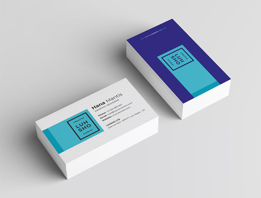 Blue Business Card