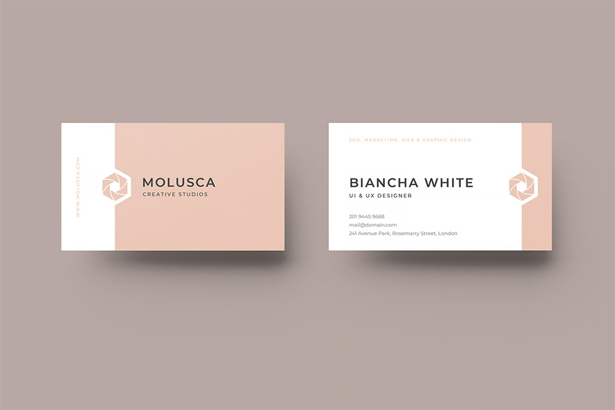 Biancha White Business Card