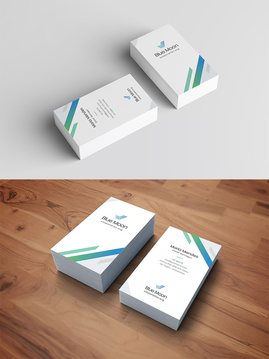 Blue Moon Business Card