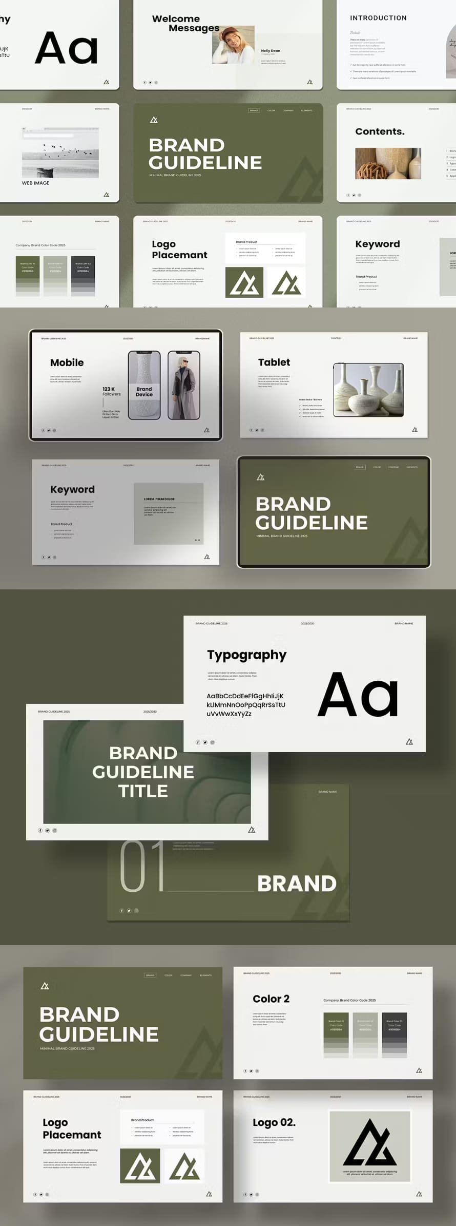 Minimal Brand Guideline Presentation Template