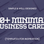 Simple Minimal Business Card Designs: Elegant & Professional Ideas