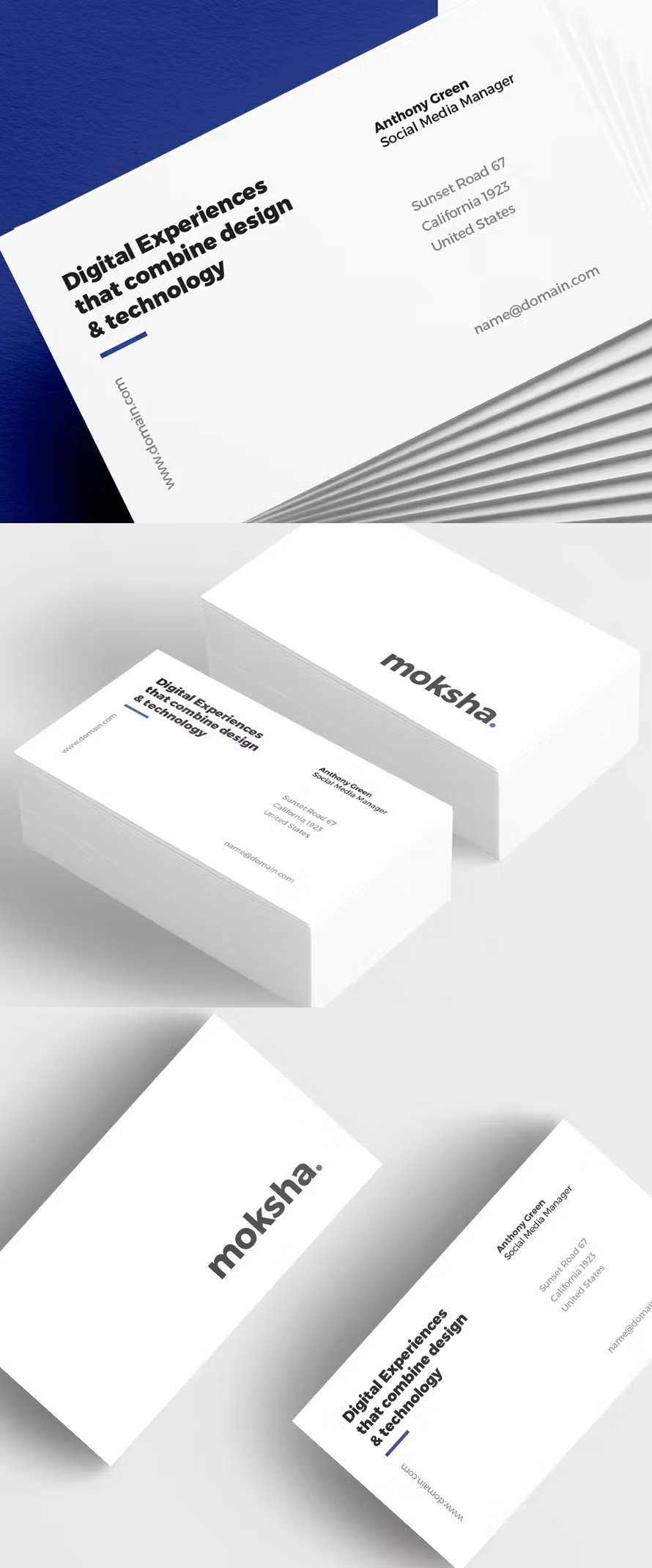Minimal Corporate Business Card Template