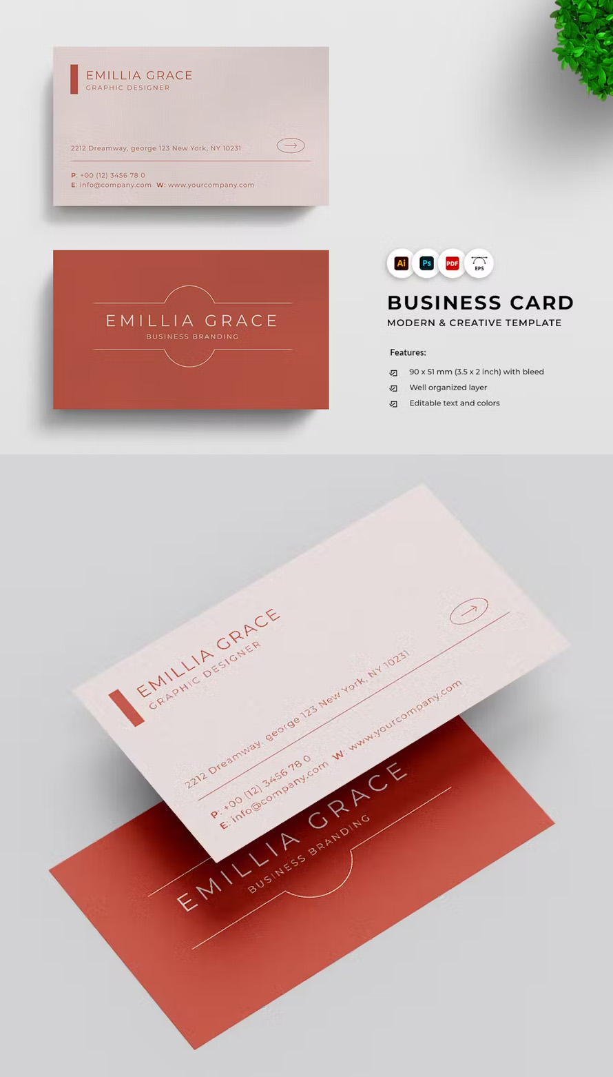 Minimalist Business Card Template
