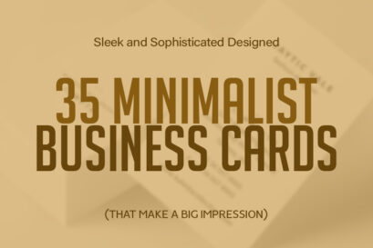 Minimalist Business Cards Design - Make a Big Impression