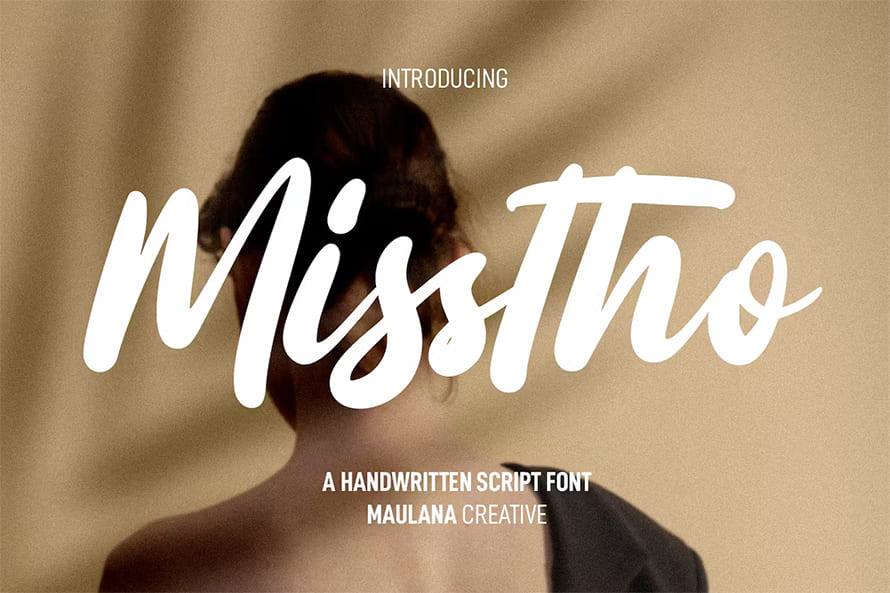 Misstho Handwritten Script Font