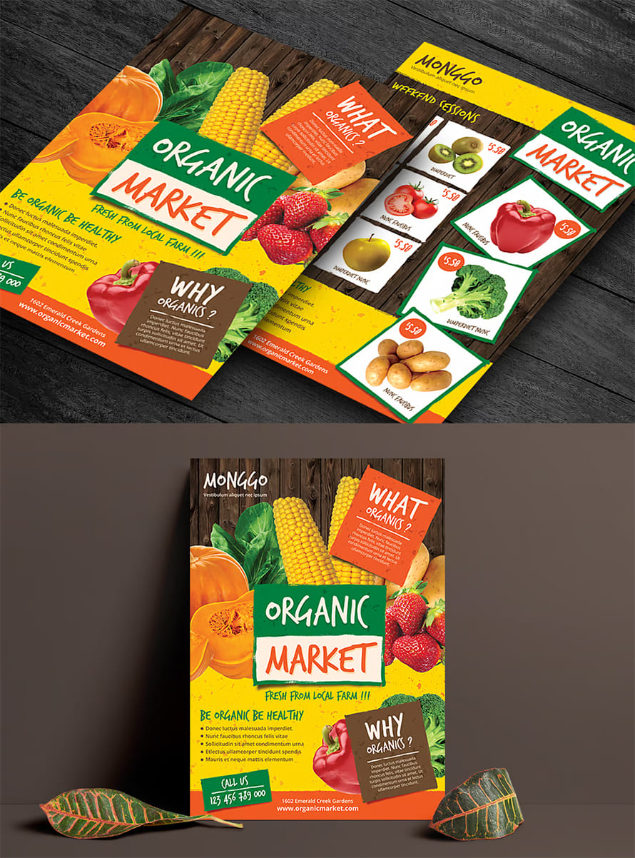 Organic Food Template