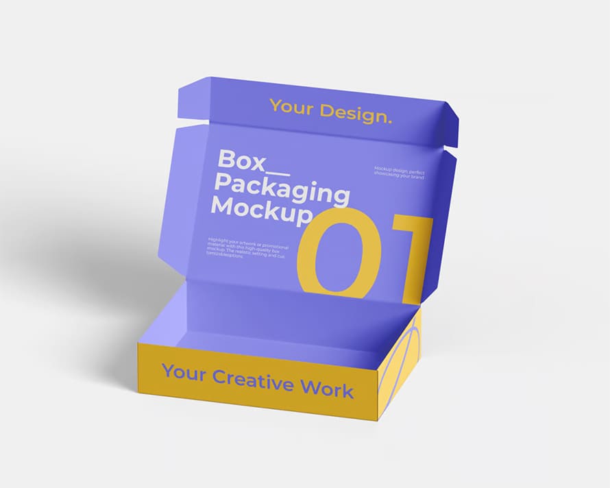 Packaging Box Mockup