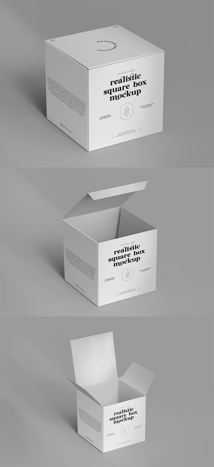 Box Packaging Mockup