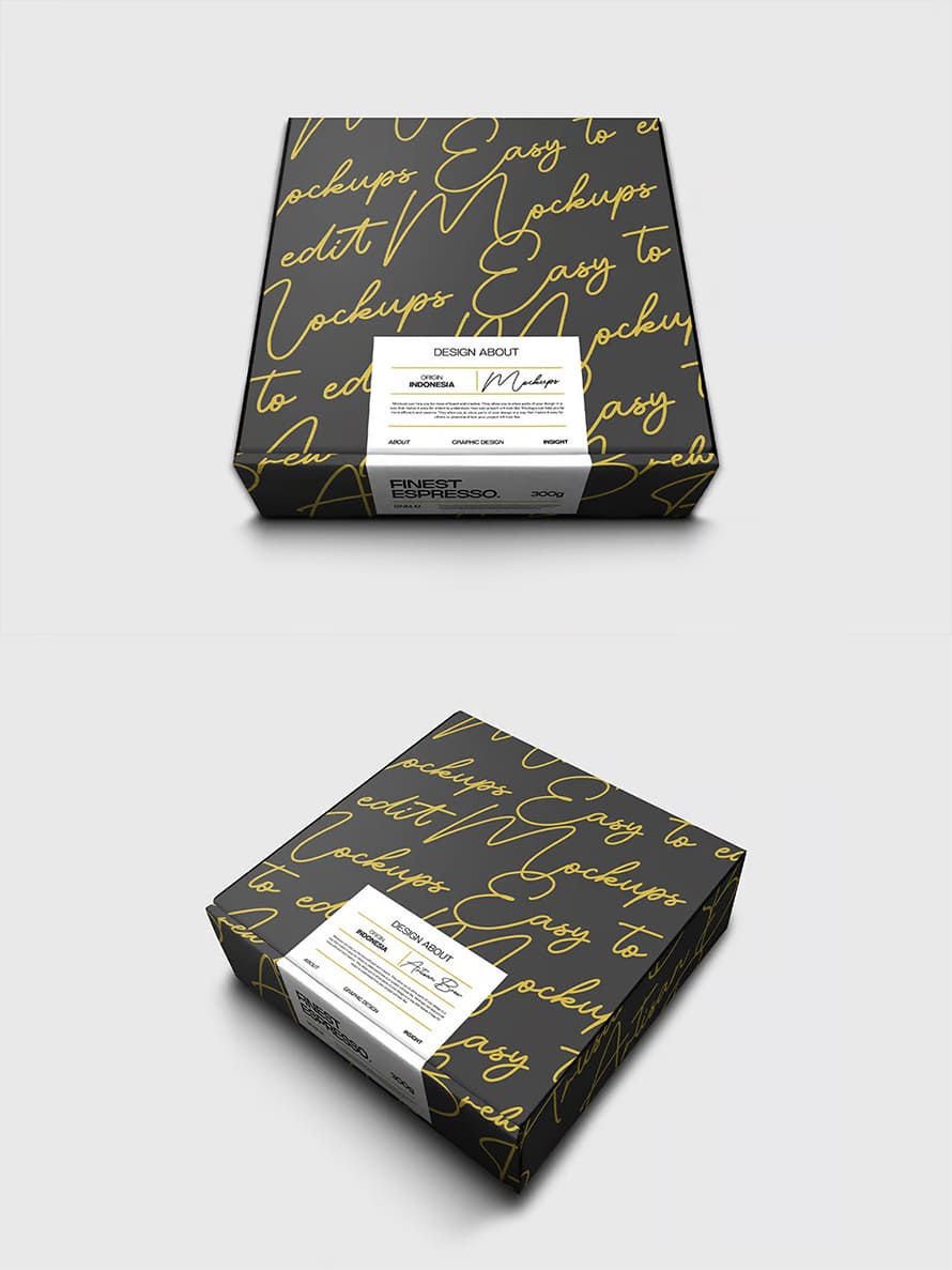 Box Packaging Mockup
