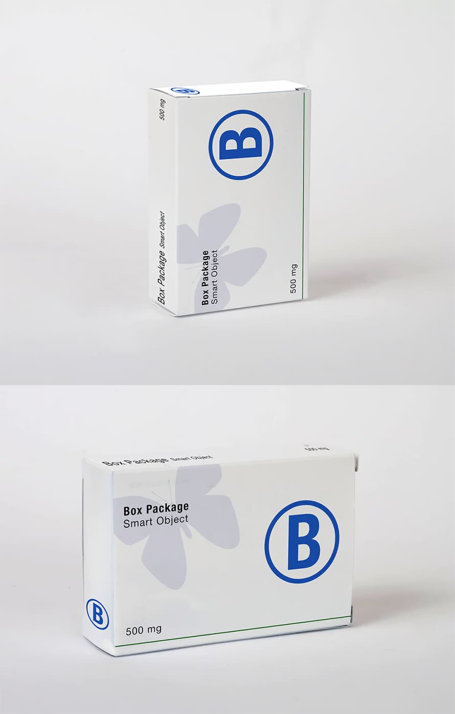 Box Package Mock Up
