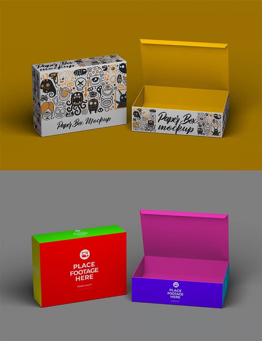 Box Packaging Mockup